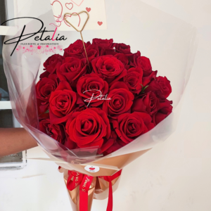 Bouquet de roses rouge - Love T2