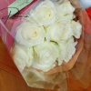 Bouquet de roses blanches - Pure T1