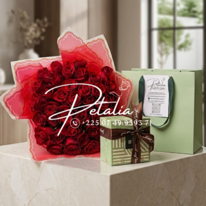 Douce-attention- patchi standard (rouge)