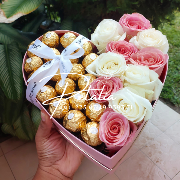 Box - Mi passion mi gourmandises (T1 rose et blanc)