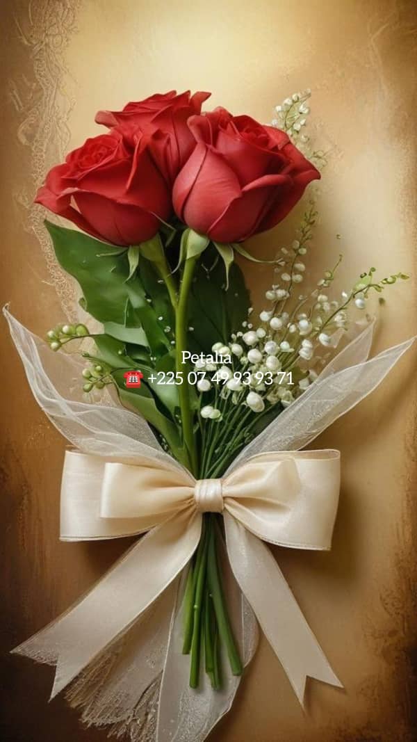Bouquet - Roses et muguet (1)