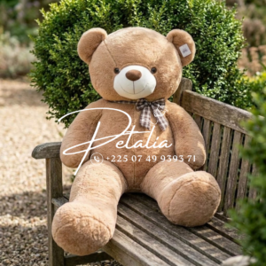 Peluche 1.20 - marron creme Peluche-1.20-marron-creme