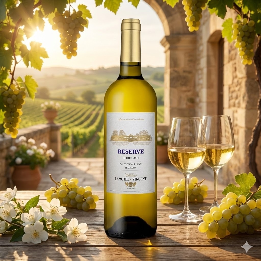 Vin blanc – Château Lamothe-Vincent (Réserve Blanc 2022)