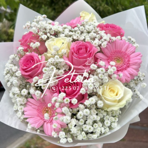 Bouquet - Caresse rose