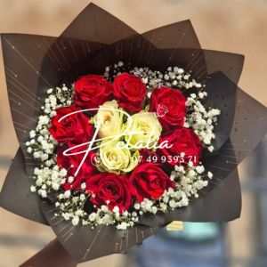 Bouquet - Coeur d'or blanc