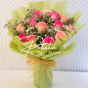 Bouquet debout - Douce pensée