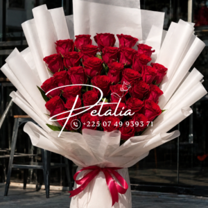 Bouquet - Roses majestueuses (rouge)