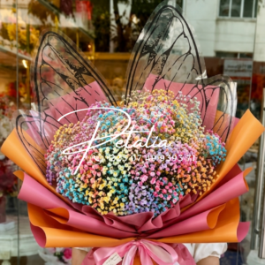 Bouquet - Papillon arc-en-ciel (1)